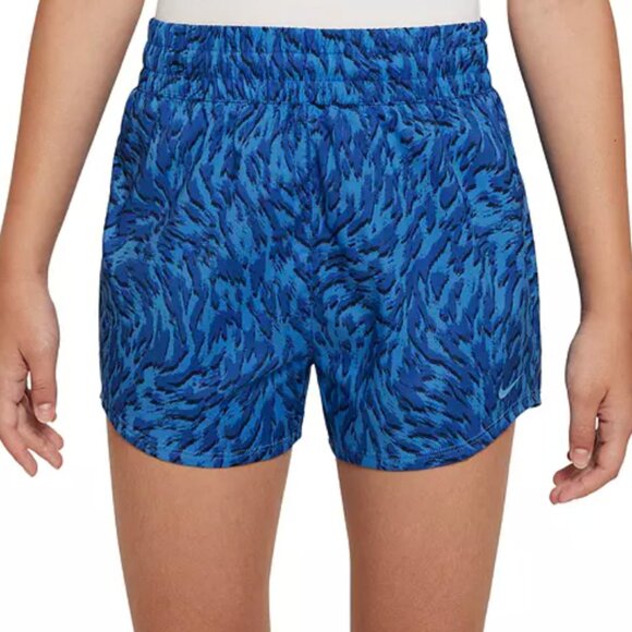 Nike Other - NWT New Nike Girls One Woven High Rise Printed Shorts Size Large L Kids Cheer